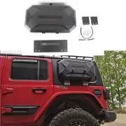 Exterior Side Gear Box Fits For Wrangler JL 4D 2018+ Tool Carrier Box Black Alu.