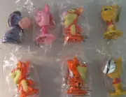 WINNIE THE POOH X 2, TIGGER X 3, PIGLET X 1, EYORE X 1, BOBBLE HEADS. FREE POST