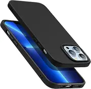 iPhone 13 Pro Max Case Cover | Wireless Supported | Soft Protective Case | Shockproof | 360 Protection (iPhone 13 Pro Max, Black)