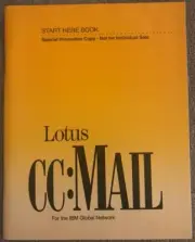 Lotus CC:mail User's guide, getting started guide - Special Promotion Copy