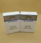 2x Dove DermaSeries Dry ITCHY Skin Relief Gentle Cleansing Face Bar Soap- 4 bars