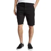 New VOLCOM sz 30 heather black khaki Frickin Modern Stretch Chino shorts