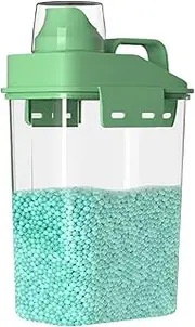Laundry Powder Container, Detergent Holder with Lid for Laundry Pod, Fabric Softener Dispenser, Scent Booster Beads Dispenser, Large Capacity for Laundry