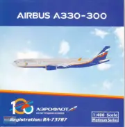 PHX11875 1:400 Phoenix Model Aeroflot Airbus A330-300 Reg #RA-73787 '100 Years'