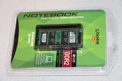 Kingston Notebook 2GB PC2-5300 677MHz DDR2 KVR677D2SO/2GR NEW