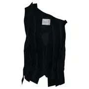 [sacai] Chalk Stripe Wool Melton Vest
