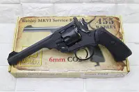 在飛比找Yahoo!奇摩拍賣優惠-[01] WG MK6 左輪 手槍 全金屬 CO2直壓槍 黑