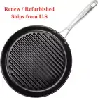 Onyx 12-Inch Grill Pan Coated with Teflon Platinum Non-Stick Coating (PFOA Free)