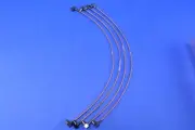 4 Aeroflex Mil-Spec SMB (F) to SMB (F) RG316 M17113 Adapter Connector Cables 12"