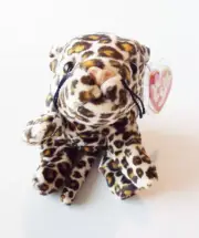 TY BEANIE BABY FRECKLES THE SPOTTED LEOPARD 96 PE STAMP BEAN BAG PLUSH TOY NEW