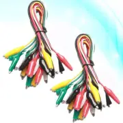 20 Pcs Test Set Jumper Wires Alligator Clips Electrical Test