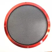 10" Speaker Cover Grill For Car Audio DJ PA Speaker Red ABS Frame & Metal Mesh