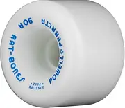 Powell-Peralta Rat Bones 60mm 90A White Skateboard Wheels (Set of 4)