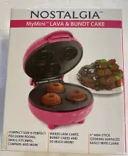 *NEW* Nostalgia MyMini Lava, Donut, Muffin And Bundt Cake Maker..
