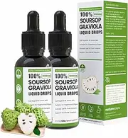 Naturesours 100% Pure Organic Soursop Extract, Naturesours Soursop Multivitamin Drops, Organic Soursop Extract with Multi-vitamin (2pcs)