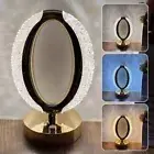 LED Crystal Table Lamp Dimmable Night Light Touch Atmosphere Bedside Decor USB