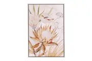 Splosh Palm Cove Flora Framed Canvas Wall Art Hanging Home/Room Decor 94x64cm