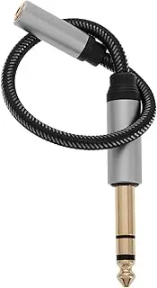 iplusmile Extension Cable Headphone Extension Cord IEM Cable Audio Cable 6.35mm to 3.5mm Adapter for Headphones