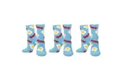 3x Socksmith Warm & Cozy Ladies Novelty Trendy Socks Sunday Breakfast One Size