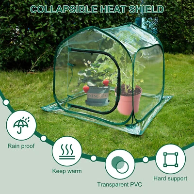 Plant Greenhouse Foldable Mini Greenhouse Heat Preservation Flowers leiZC
