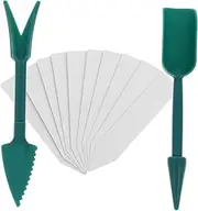 1 Set Planting Tool Durable Transplanting Tools Kit with Cleaning Brush Plant Labels for Efficient Gardening and Seedling Care