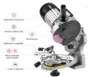 Sharpening Machine Electrical Bench Jolly Evo for All Types Of Chains