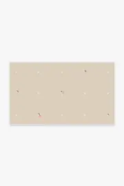 90' x 150' | Machine Washable Runner Rug | Kid & Pet Friendly | Indoor Rug | Gray Malin Umbrella Dot Cream & Pink Tufted Rug | Ruggable