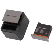 Battery Charger Kit For OSMO Action Camera 3 Pack 1300mAh Batteries