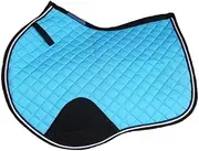 CHALLENGER Horse Contoured English Quilted Lightweight Jumping Saddle Pad 72TS37