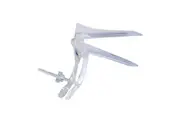 EOS Vaginal Speculum, Duckbill, Cusco Safety Screw Action, Recyclable Plastic, Clear, Medium, 170 Pieces/Carton