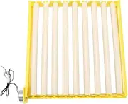 Fully Automatic Egg Incubation Tray Adjustable Spacing 360 Degree Egg Turner for Chicken Duck Quail Eggs ABS PVC Material 43x42.5x5.5cm Size 56 Eggs Capacity (220V)