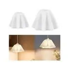 Light Fixture Shade Wave Chandelier Shade for Home Table Lamp Accessories