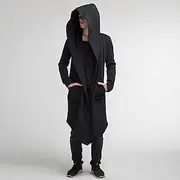 Men's Hoodie Outerwear Black Blue Green Hooded Plain Pocket Sports Outdoor Daily Holiday Polyester Streetwear Basic Casual Spring Autumn / Fall Clothing Appar