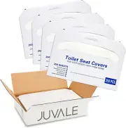 4 Pack of 250 Pieces Disposable Toilet Seat Covers, Flushable Paper Cover for Ba