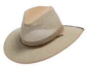 Henschel Hat Company | Original Aussie Breezer Hat- KHAKI- MADE IN THE USA