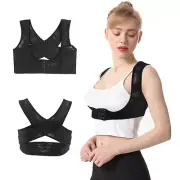 Ladies Women Adjustable Shoulder Back Posture Corrector Chest Brace Support3017