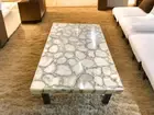 Handmade Agate Stone Dining Table Kitchen Slab Luxury Countertop Furniture Decor