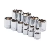 Husky 3/8 in Drive Standard SAE Socket Set 10-Piece