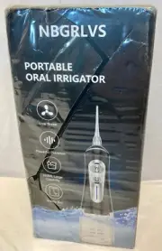 NBGRLVS - Water Dental Flosser for Teeth/Oral Irrigator, Portable, Black!