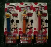 PEZ MICKEY MOUSE AND FRIENDS DIFFERENT DISPENSERS (3) NEW ... AUCT#2693