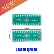 QFN32 QFN40 Transfer Board Adapter PCB Pinboard SMD to DIP IC Test Plate 0.5mm