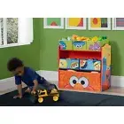 Toy Organizer Shelf Sesame Street Elmo Big Bird Toy Storage Rack Toddler Room