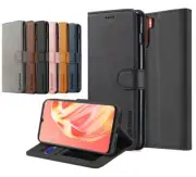 For Oppo A17 A91 A52 A72 A5 A9 Wallet Leather Case Shockproof Flip Cover