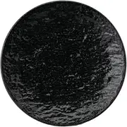 Standard OC47 Stone Grain PX 6.7 inches (17 cm) Bread Plate, Serving Plate, Medium Plate, Salad Plate, Round Plate, Dishwasher, Microwave, Ceramic, Commercial Use, Lightweight, Black