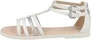 [Geox] Girls J Sandal Karly Open Toe Sandals, Gold (Off