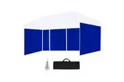 Red Track Accessory Pack For 6X3m Navy Blue Gazebo Includes Walls Wheeled Carry Bag Rechargeable Usb Lamp Gazebos & Pergolas