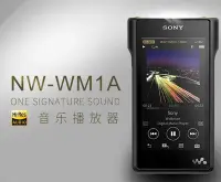 在飛比找Yahoo!奇摩拍賣優惠-視聽影訊 公司貨保固18個月 SONY NW-WM1A 12