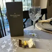 WATERFORD CRYSTAL LUCERNE WATER GOBLET Cups - 8 1/2"x2 3/4" 0409A NEW With Box
