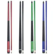 (Set of 4) 58" 2-Piece Fiberglass Graphite Composite Billiard Pool Cue Sticks