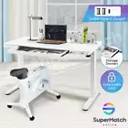 Office Computer Desk Height Adjustable Sit Stand Motorised Electric Table White